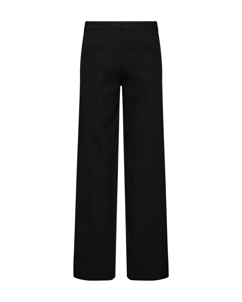 Solvej Wide Byxa Dam Svart Black | Smilebutiken - Freequent
