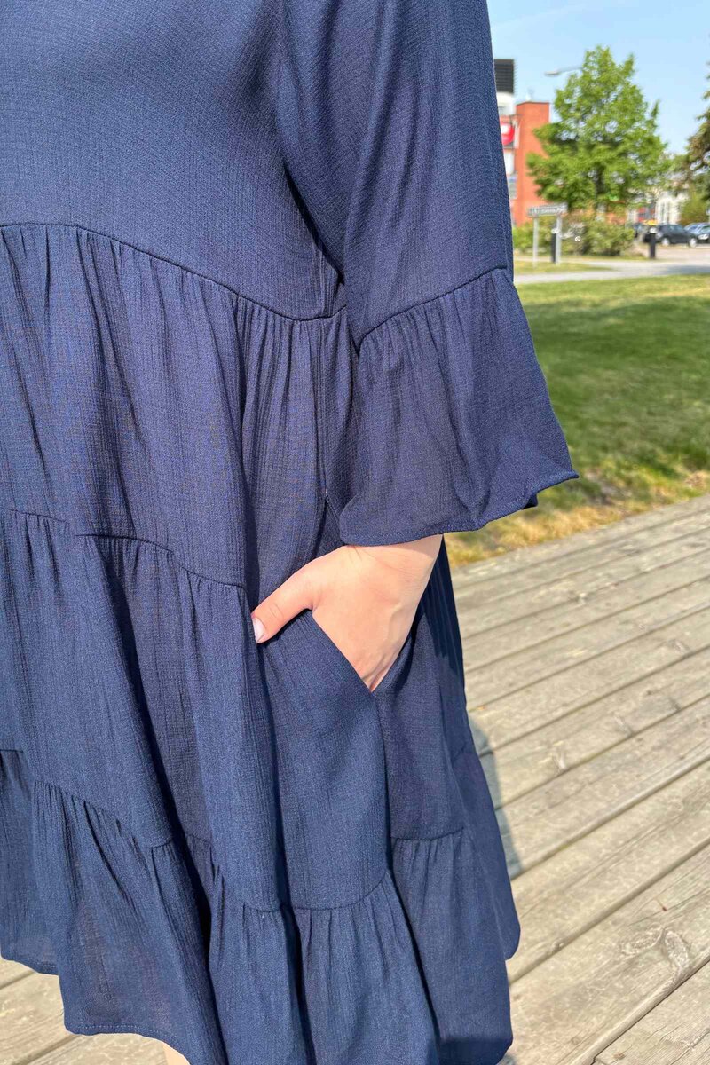 Vigge Klänning Dam Navy Blazer Freequent