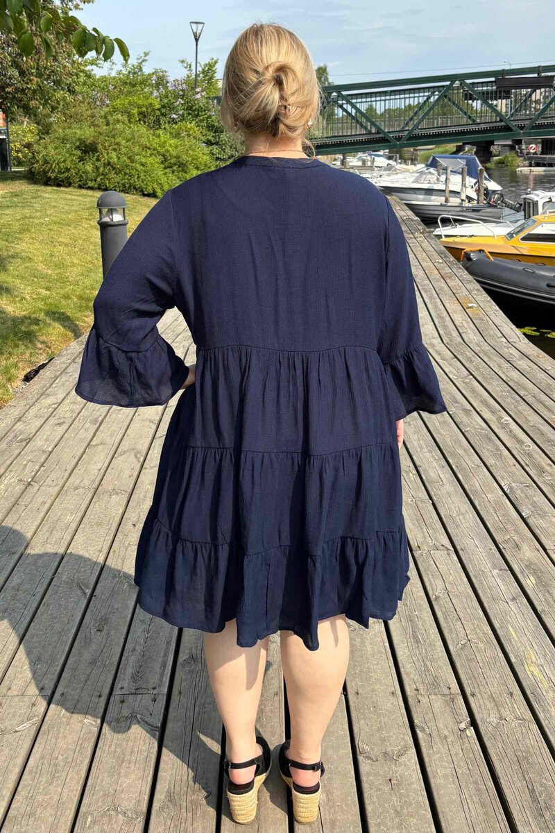 Vigge Klänning Dam Navy Blazer Freequent