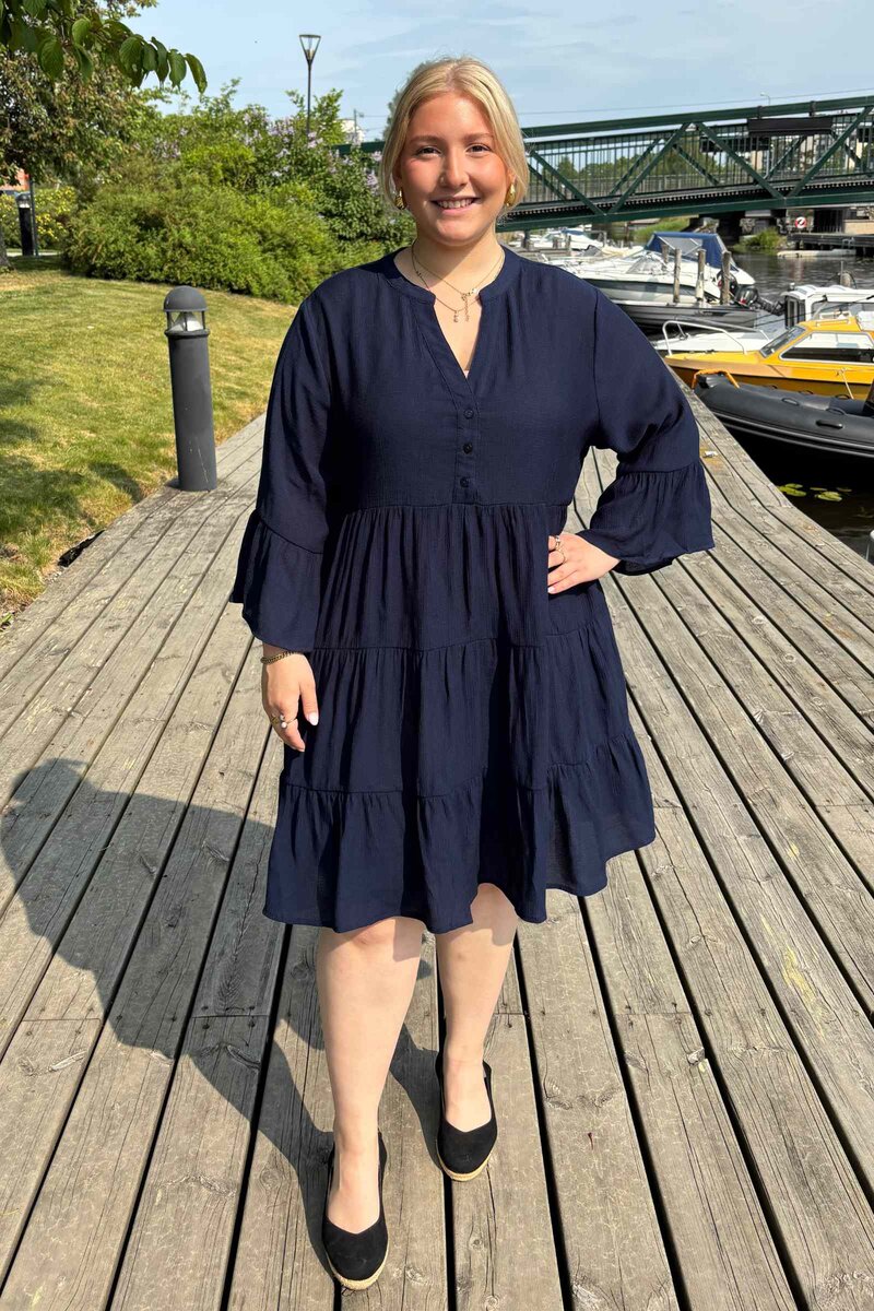 Vigge Klänning Dam Navy Blazer Freequent