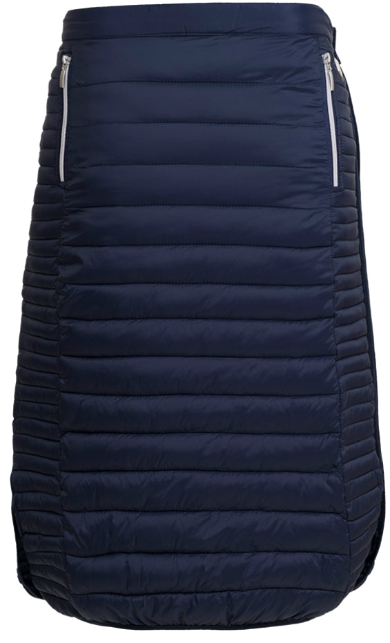 Gaia Skirt Dark Navy Padded Skirt Women Tuxer