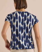 Genevieve T-shirt Dam Urban Dark Blue | Smilebutiken - Cecil