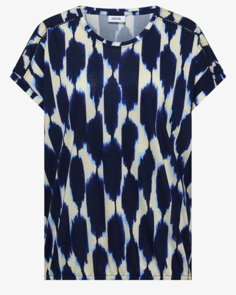 Genevieve T-shirt Dam Urban Dark Blue | Smilebutiken - Cecil