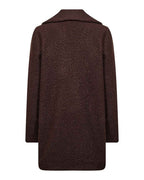 Gisa 2 Dubbelknäppt Jacka Dam Brun Chocolate Plum | Smilebutiken - Soyaconcept