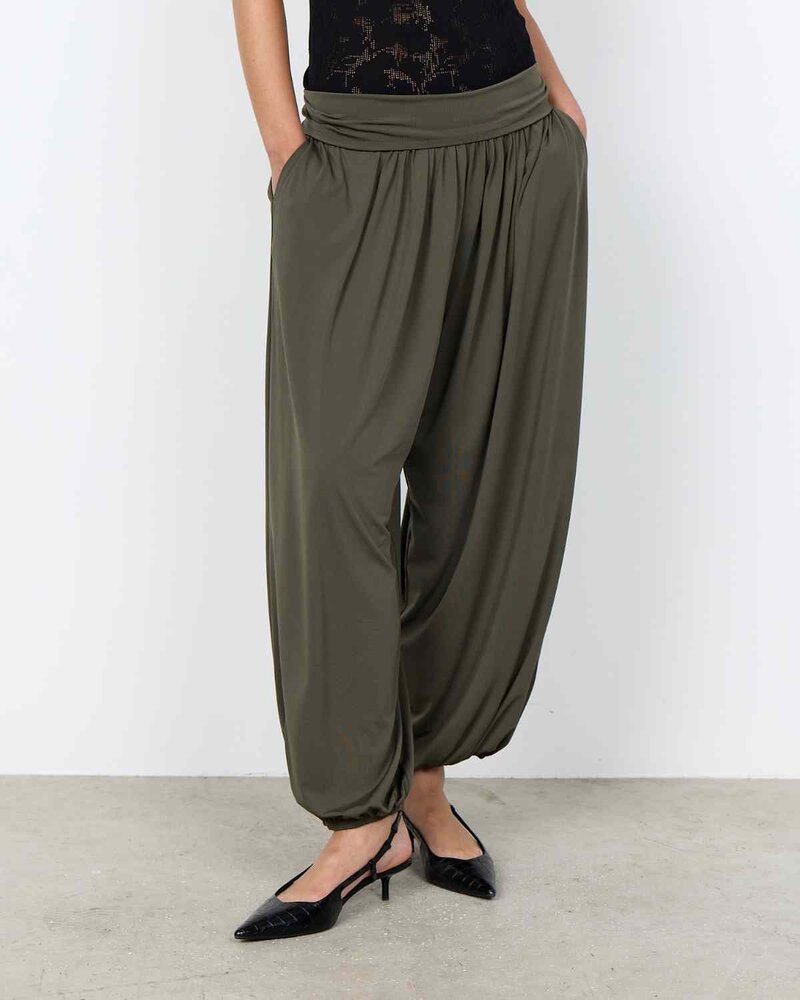 Glenna 2 Balloon Trousers Women Grape Leaf | Smilebutiken - Soyaconcept
