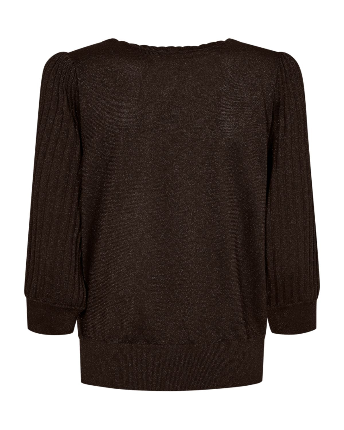 Glitta Tröja Med Glitter Dam Brun Mole | Smilebutiken – Freequent
