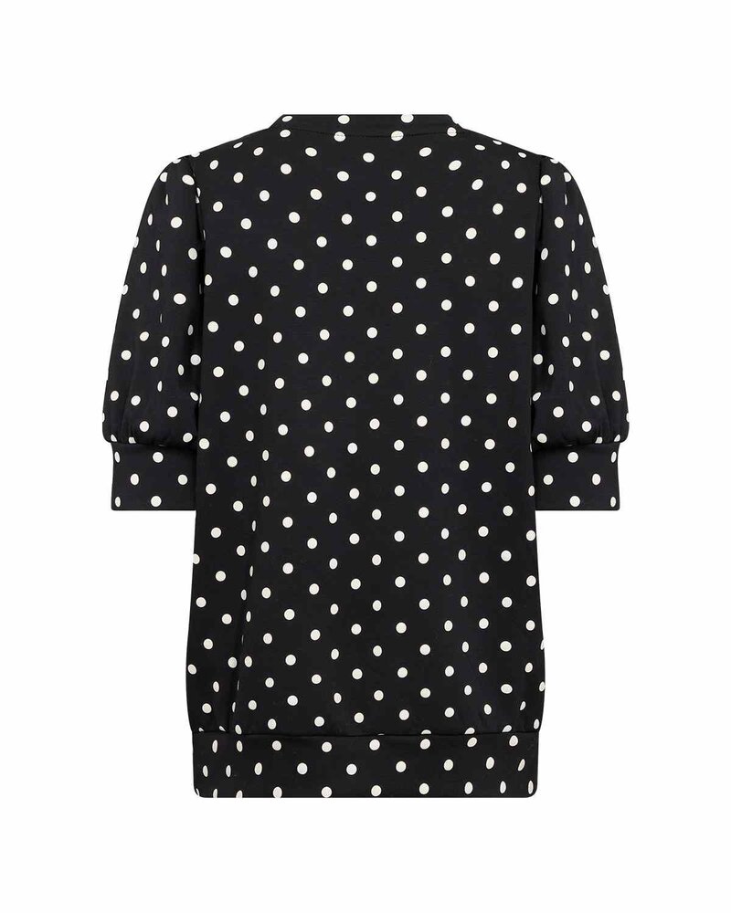 Godiva 1 Prickig Tröja Dam Black Combi | Smilebutiken - Soyaconcept
