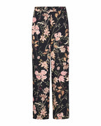 Grace 3 Floral Trousers Women Black Combi | Smilebutiken - Soyaconcept