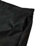 Harley Midilång Kjol Skinnimitation DAM Svart Black | Smilebutiken - Freequent