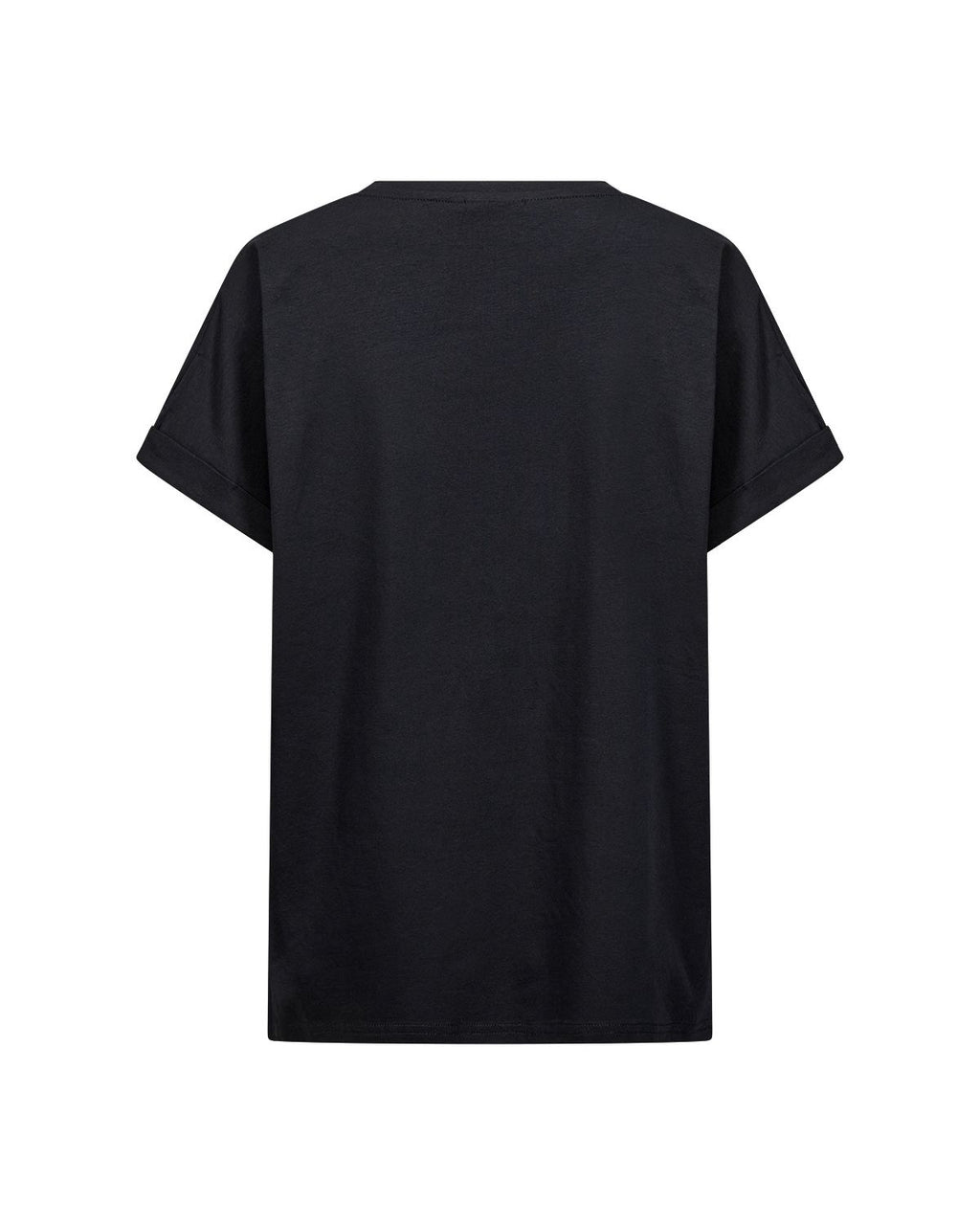 Helene T-shirt Dam Svart Black Combi | Smilebutiken - Wasabiconcept
