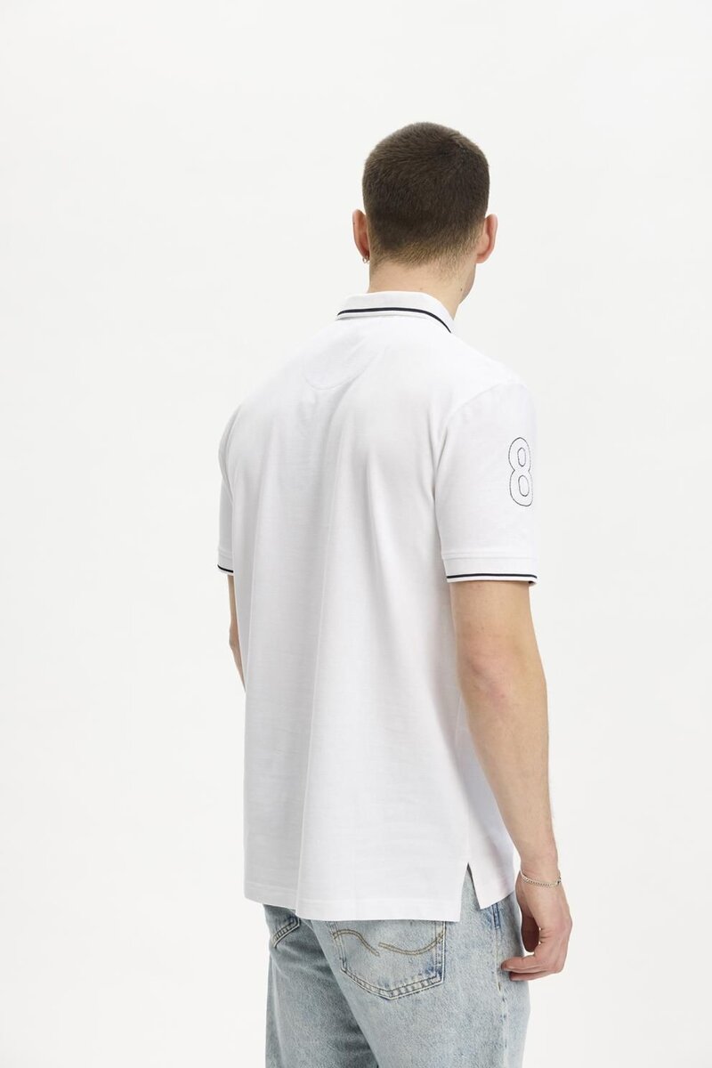 Hullehavn Piké Tröja Herr Bright White | Smilebutiken - Kopenhaken