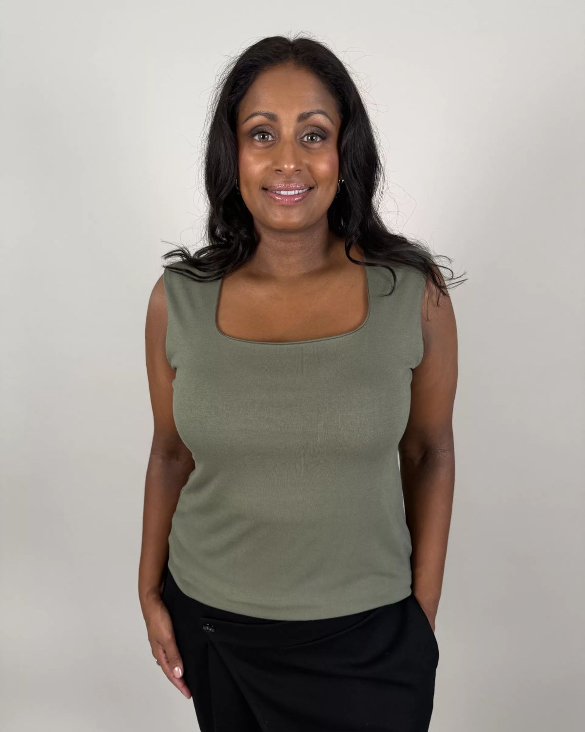 Ida Linne Dam Grön Army | Smilebutiken - Camicia
