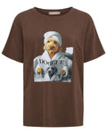 Inge T-shirt Dam Brun Moro | Smilebutiken - Marta du Château