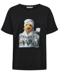 Inge T-shirt Dam Svart Black | Smilebutiken - Marta du Château