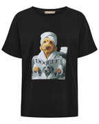 Inge T-shirt Dam Svart Black | Smilebutiken - Marta du Château
