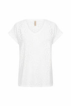 Ingela 20 T-Shirt Dam White | Smilebutiken - Soyaconcept