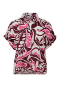 Irina Short-Sleeved Shirt Blouse Women Off-white | Smilebutiken - Zabaione