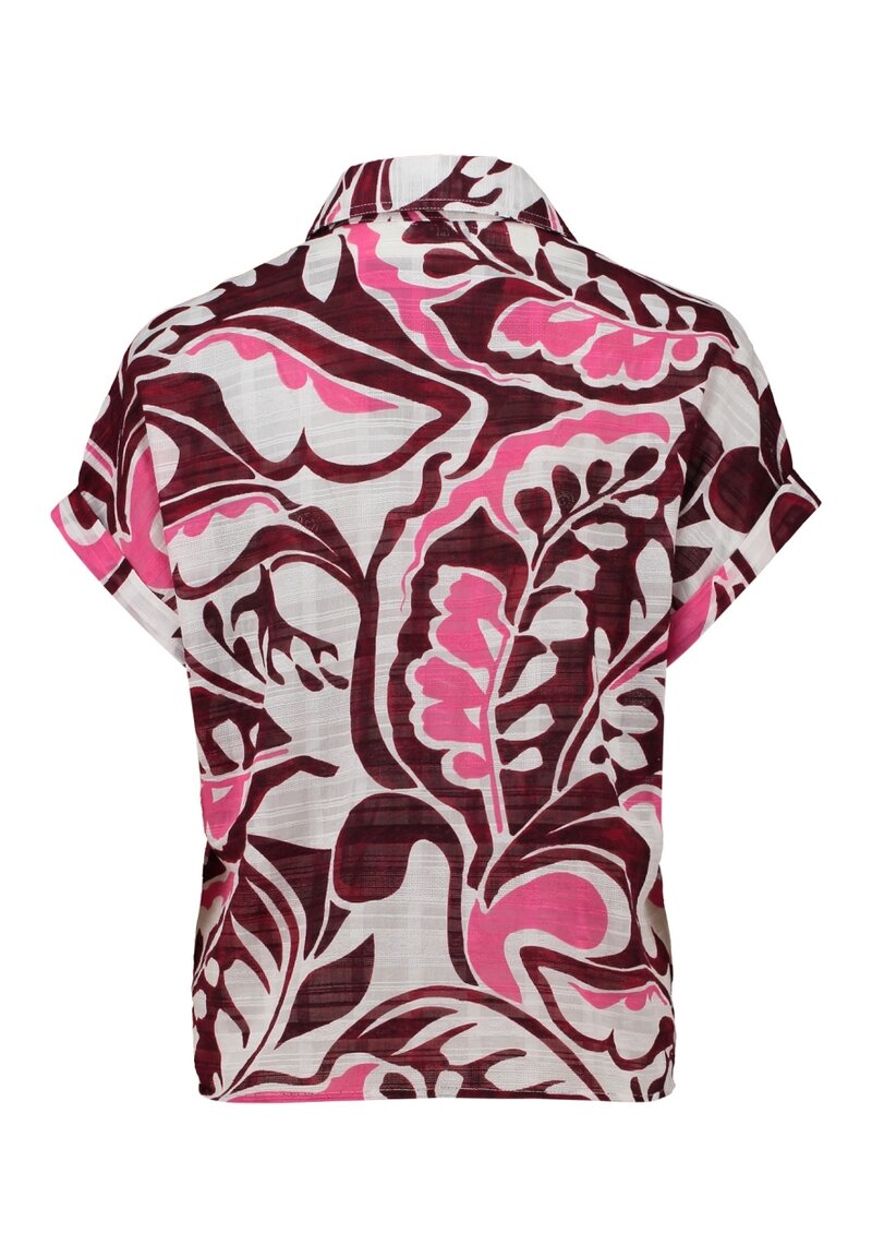 Irina Short-Sleeved Shirt Blouse Women Off-white | Smilebutiken - Zabaione