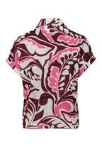 Irina Short-Sleeved Shirt Blouse Women Off-white | Smilebutiken - Zabaione