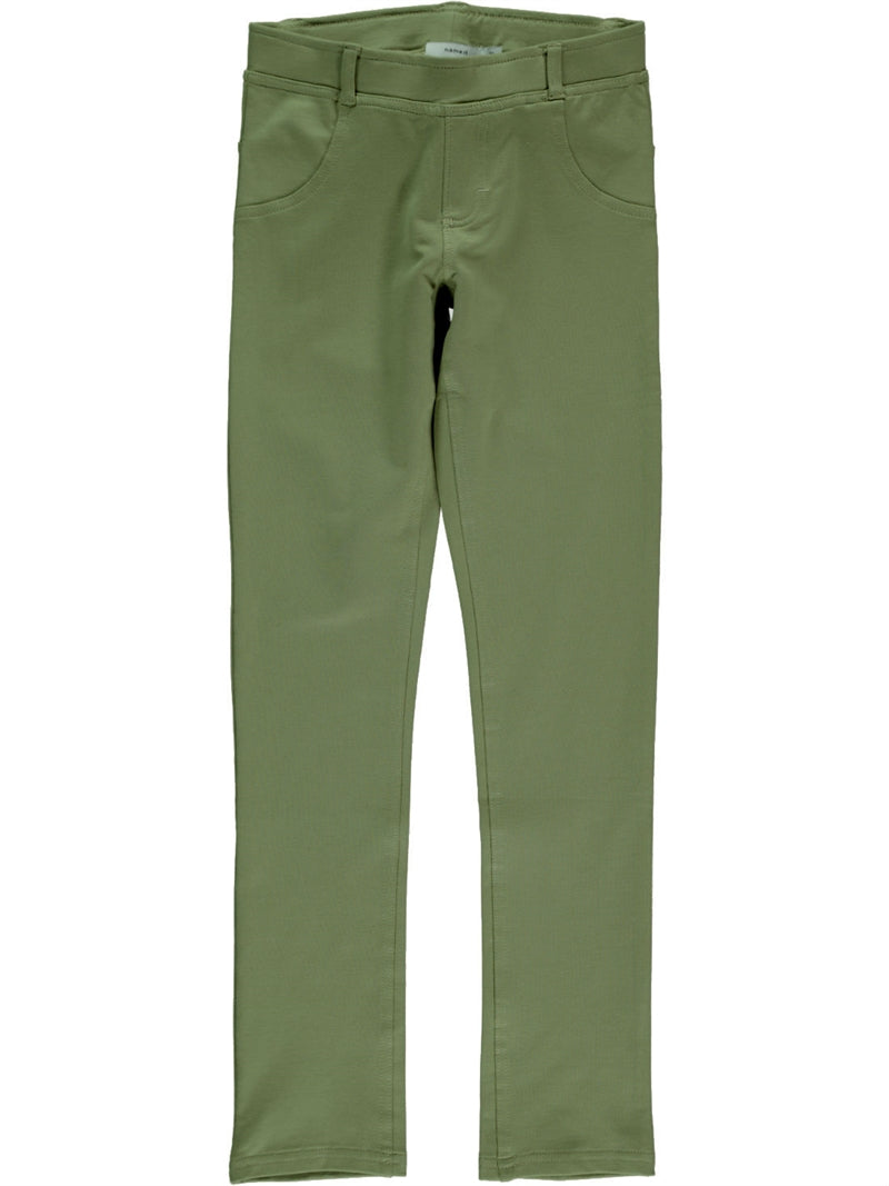Iris Leggings Balsam Green Barnleggings Name it