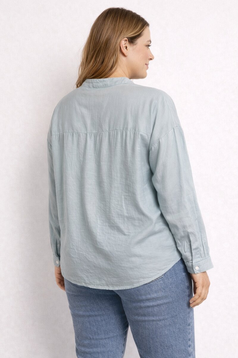 JS Millenium Sydney Blus Med Blommor Dam Blue Caramelle Fashion