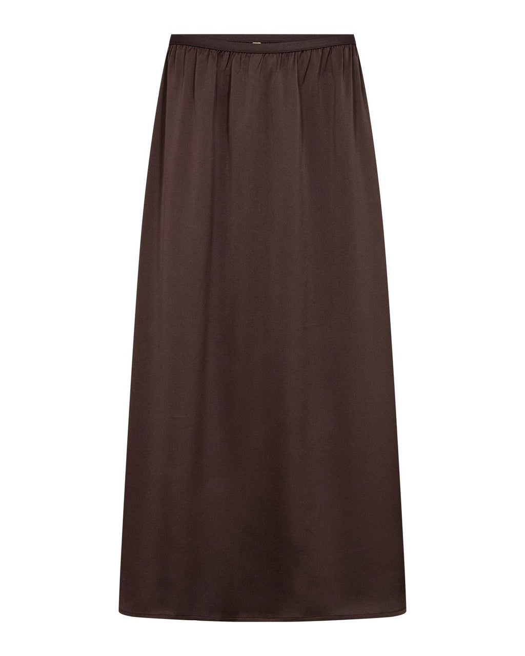 Jacey Lång Kjol Dam Brun Chocolate Plum | Smilebutiken - Soyaconcept