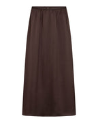 Jacey Lång Kjol Dam Brun Chocolate Plum | Smilebutiken - Soyaconcept