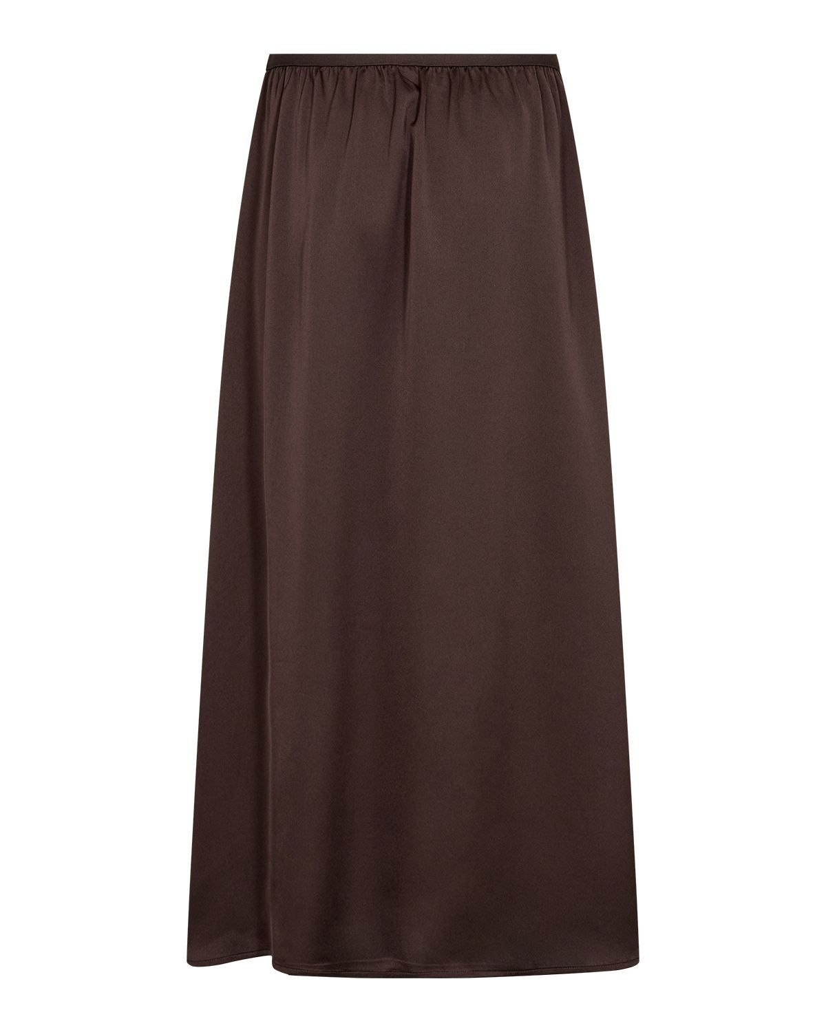 Jacey Lång Kjol Dam Brun Chocolate Plum | Smilebutiken - Soyaconcept