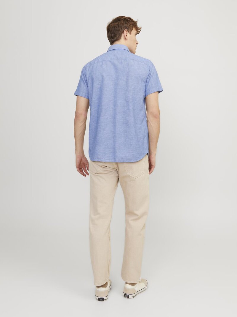 Abel Men's Shirt Ensign Blue Jack & Jones