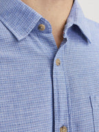 Abel Men's Shirt Ensign Blue Jack & Jones