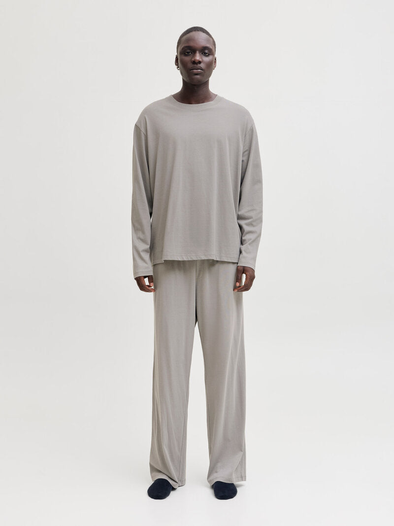Alfred Pyjamas Set Men Grey Flannel Jack & Jones
