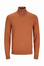Emil Knitted Sweater Men Mocha Bisque Jack & Jones