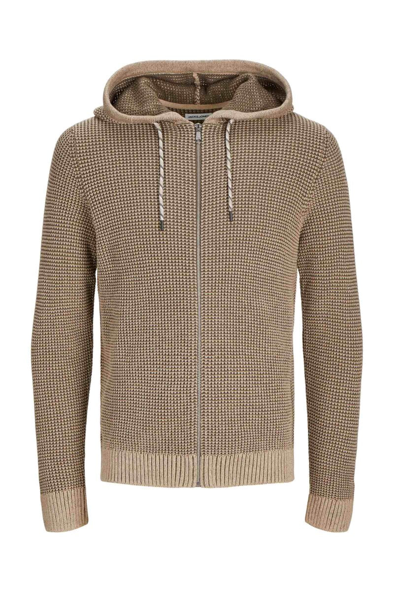 Erik Zip Hoodie Men's Crockery Twist W Canteen Jack & Jones