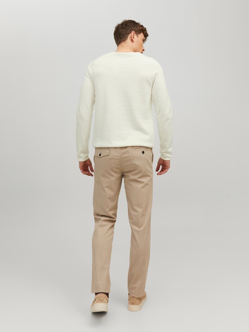 Hill Knitted Sweater Men Cloud Dancer Jack & Jones