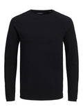 Jack & Jones Hill Knitted Jumper Men's Black - Jack & Jones