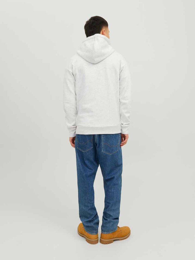 Jack & Jones Josh Hoodie Men White Mel