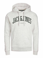Jack & Jones Josh Hoodie Men White Mel