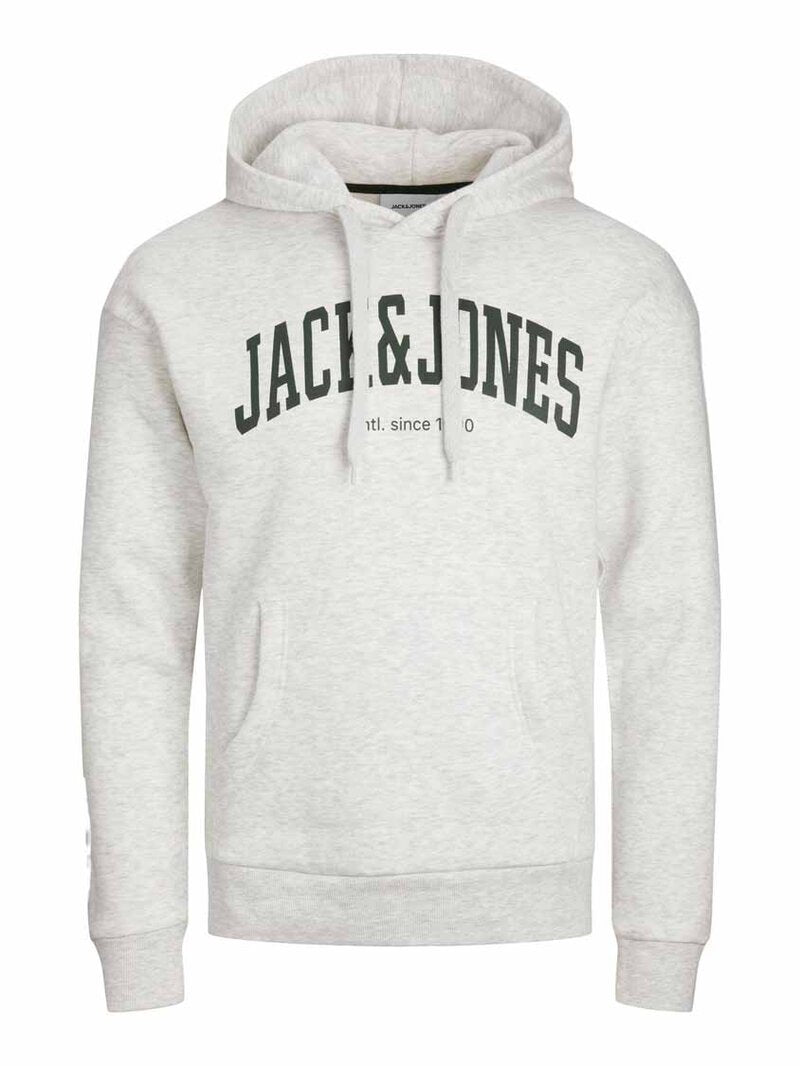 Jack & Jones Josh Hoodie Men White Mel