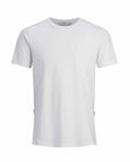 Madden Zip T-Shirt Men White - Jack & Jones