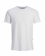 Madden Zip T-Shirt Men White - Jack & Jones