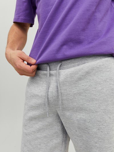 New Basic Collage Shorts Men Light Grey Melange Jack & Jones