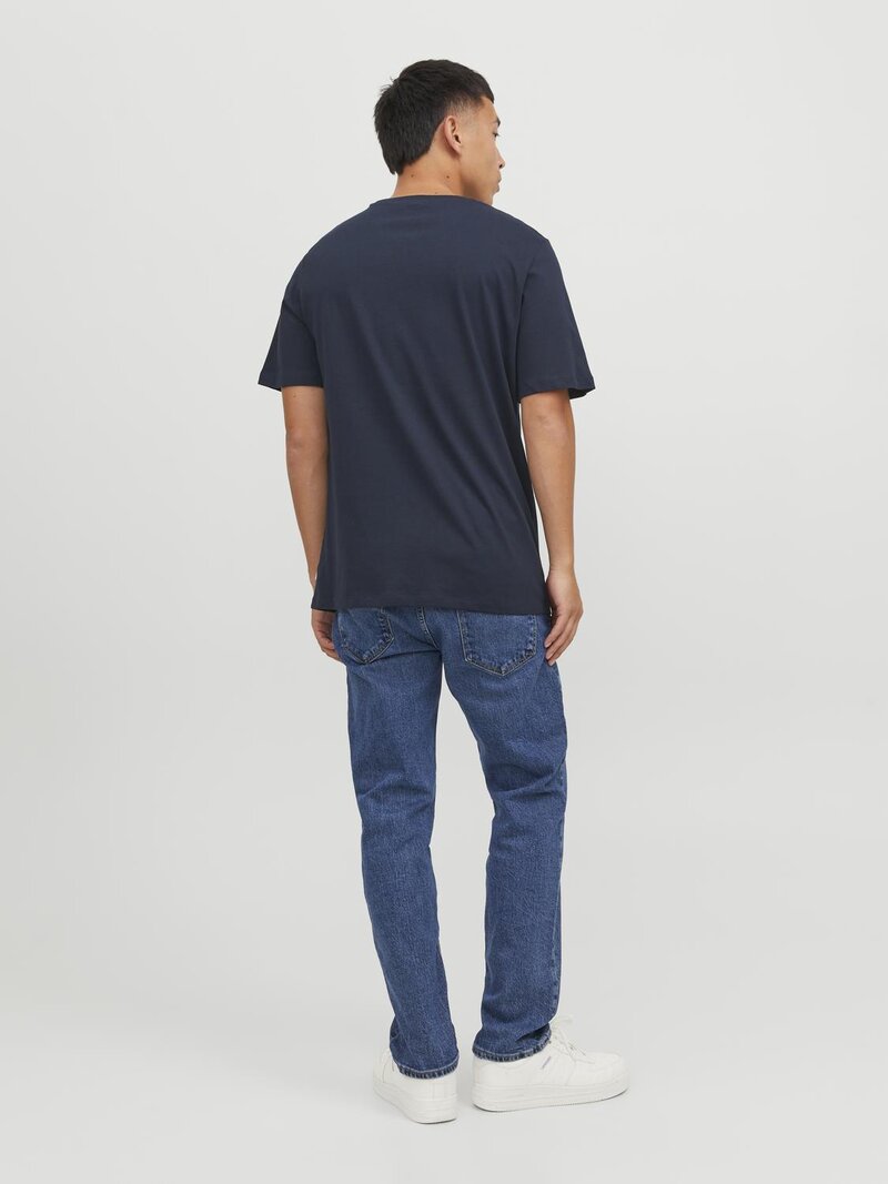 Organic Basic T-shirt Men Navy Blazer Jack & Jones