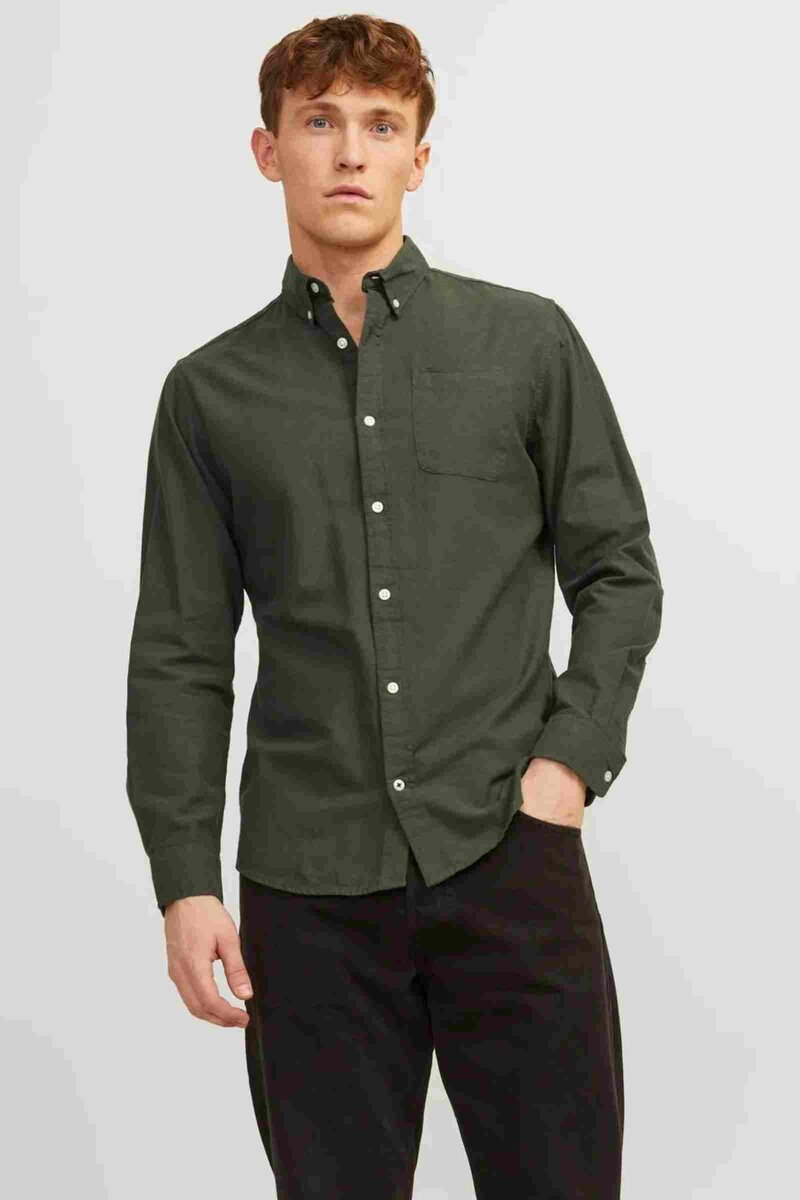 Oxford Shirt Men Forest Night Jack & Jones