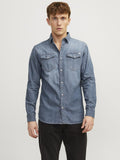 Sheridan Shirt Men's Medium Blue Denim Jack & Jones