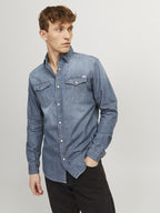 Sheridan Shirt Men's Medium Blue Denim Jack & Jones