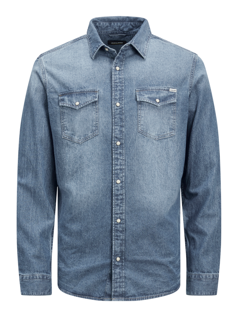 Sheridan Shirt Men's Medium Blue Denim Jack & Jones