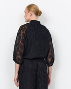 Jamina 1 Spetsblus Svart Black | Smilebutiken - Soyaconcept