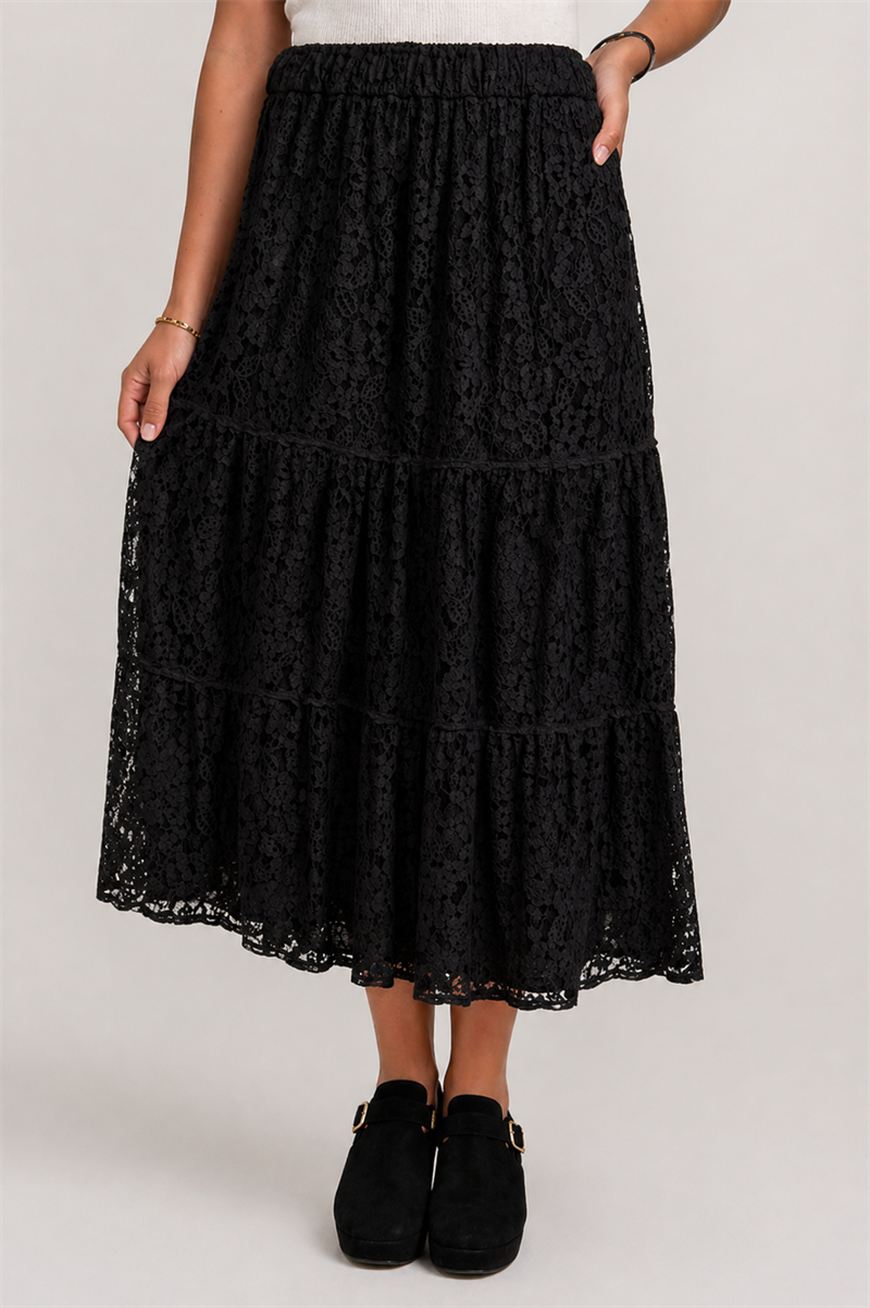 Janice Spetskjol Dam Black Chica London | Smilebutiken - Caramelle Fashion