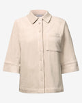 Jersey Manchester Skjorta Dam Vaniljvit Teddy Vanilla White | Smilebutiken - Cecil