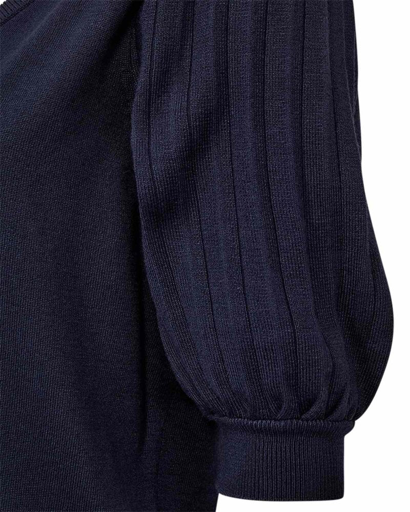 Joel Kortärmad Pullover Dam Navy Blazer | Smilebutiken - Freequent